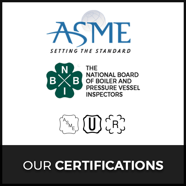 ASME Certification and Vessel Shop